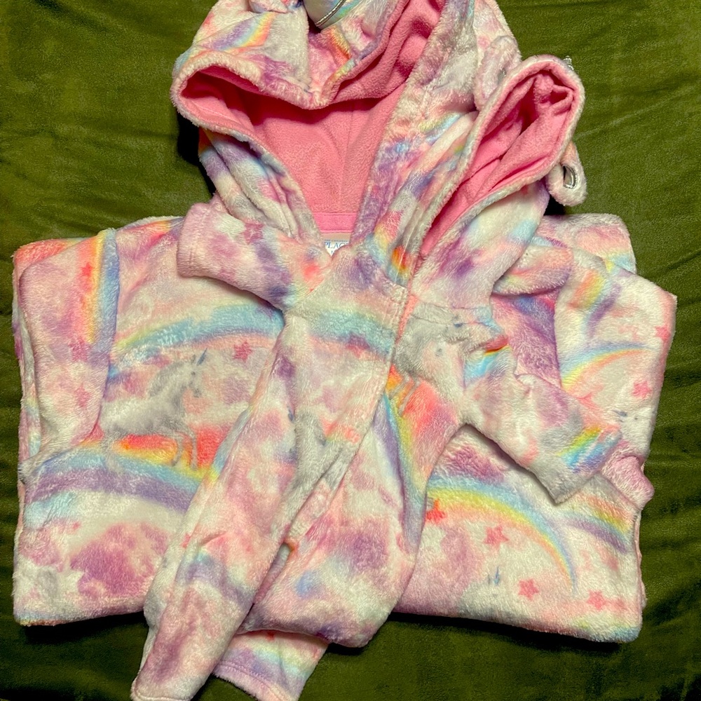 Unicorn onesie with matching doll outfit